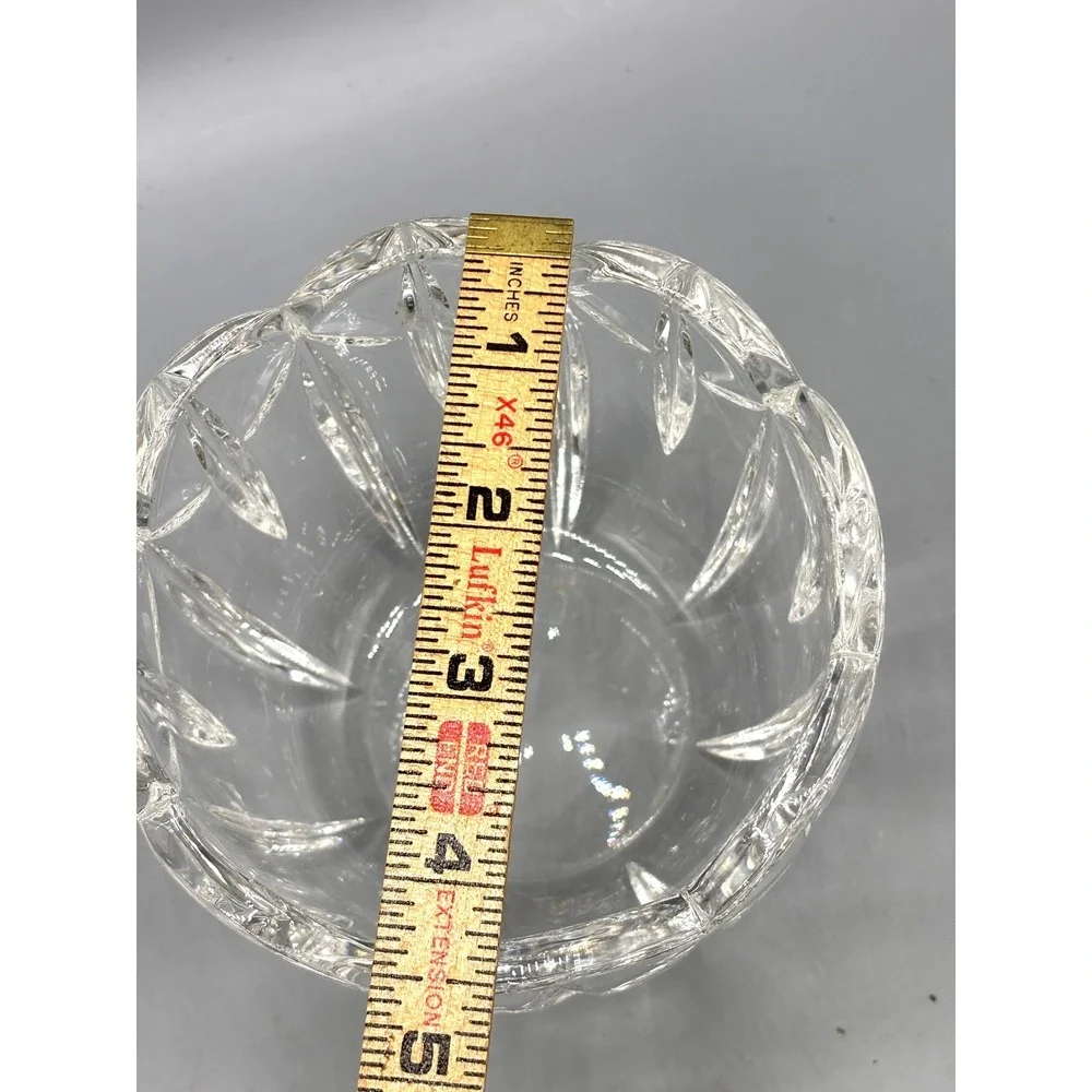 Mikasa Crystal Cut Small Scalloped Nut‎ Candy Bowl Clear